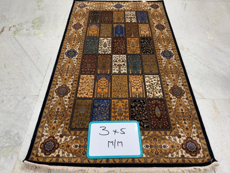 Hand-Tufted Carpet 112, hand-tufted silk carpet