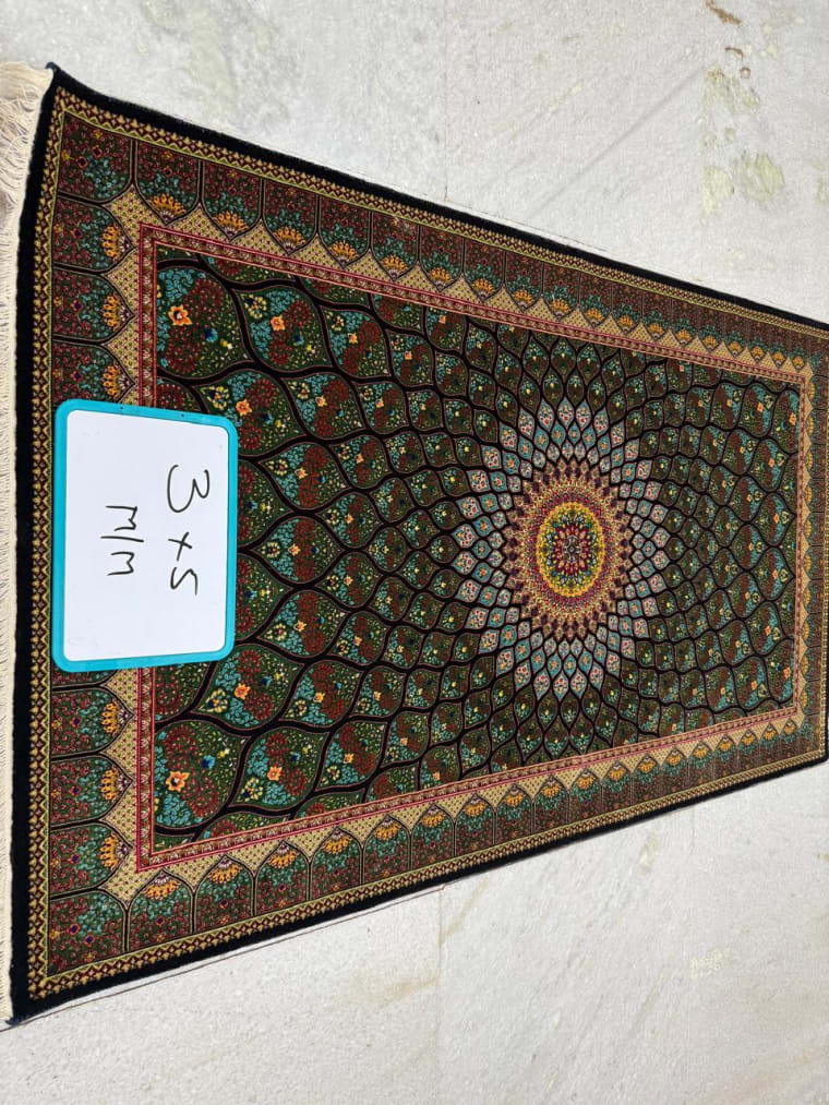Hand-Tufted Carpet 113, hand-tufted silk carpet