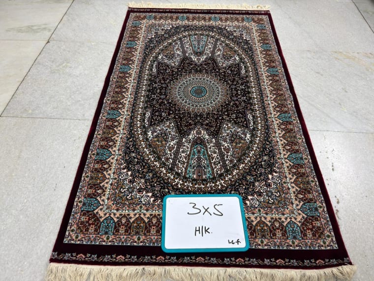 Hand-Tufted Carpet 116, hand-tufted silk carpet