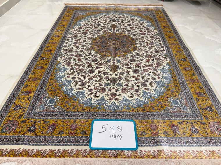 Hand-Tufted Carpet 122, hand-tufted silk carpet