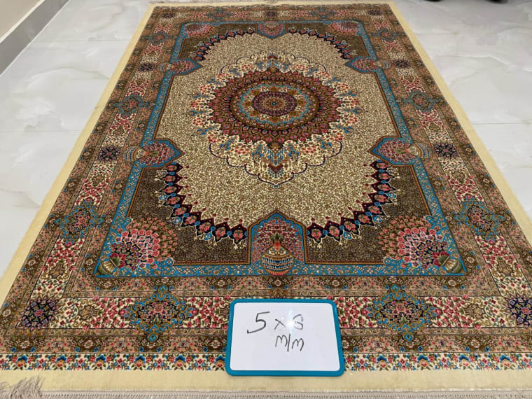 Hand-Tufted Carpet 126, hand-tufted silk carpet