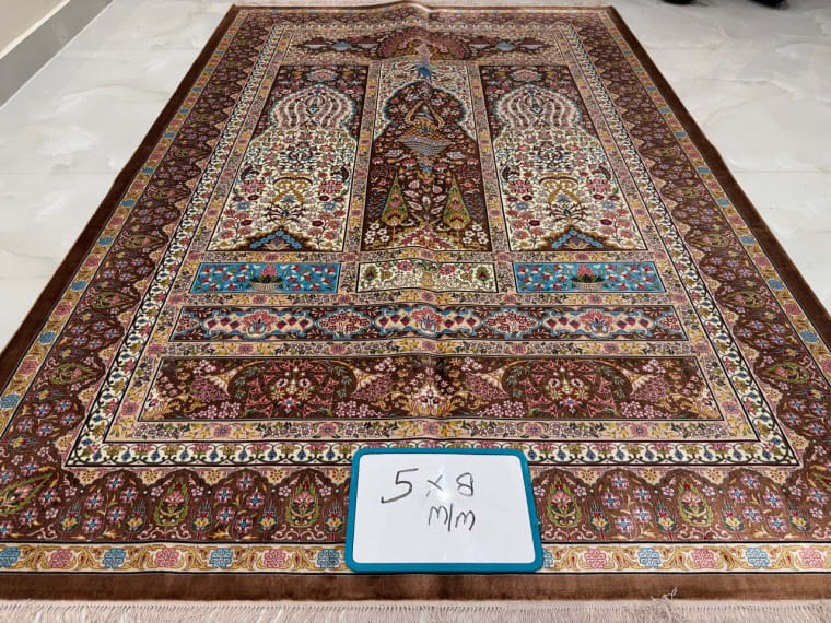 Hand-Tufted Carpet 132, hand-tufted silk carpet