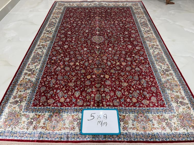 Hand-Tufted Carpet 134, hand-tufted silk carpet