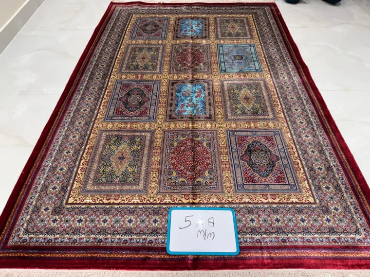 Hand-Tufted Carpet 138, hand-tufted silk carpet