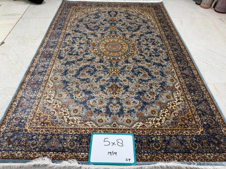 Hand-Tufted Carpet 141, hand-tufted silk carpet