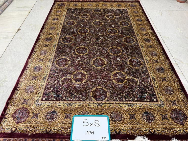 Hand-Tufted Carpet 142, hand-tufted silk carpet