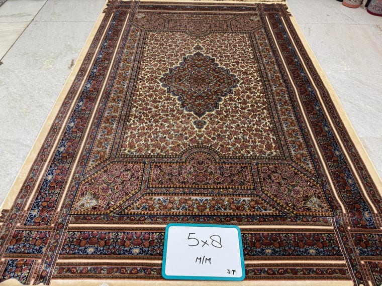 Hand-Tufted Carpet 143, hand-tufted silk carpet