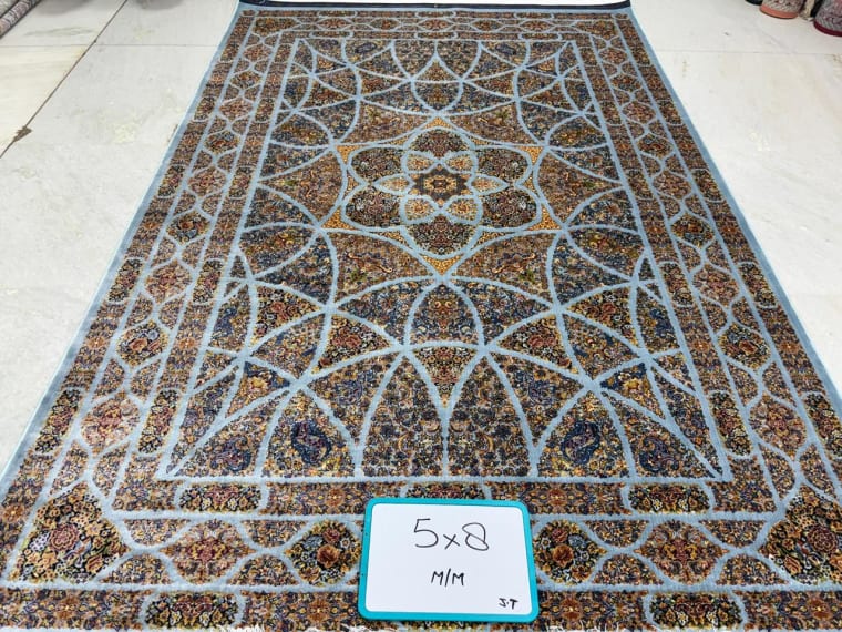 Hand-Tufted Carpet 146, hand-tufted silk carpet
