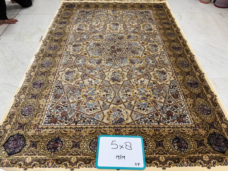 Hand-Tufted Carpet 147, hand-tufted silk carpet