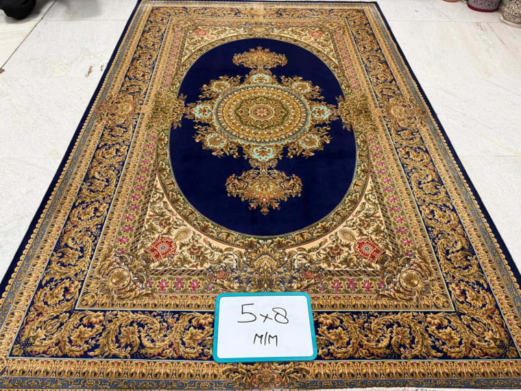 Hand-Tufted Carpet 152, hand-tufted silk carpet