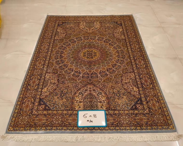 Hand-Tufted Carpet 153, hand-tufted silk carpet