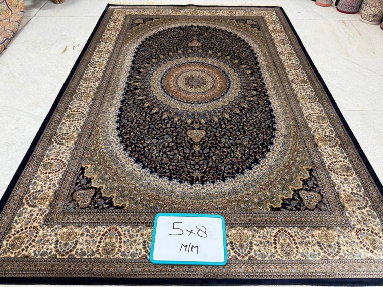 Hand-Tufted Carpet 155, hand-tufted silk carpet