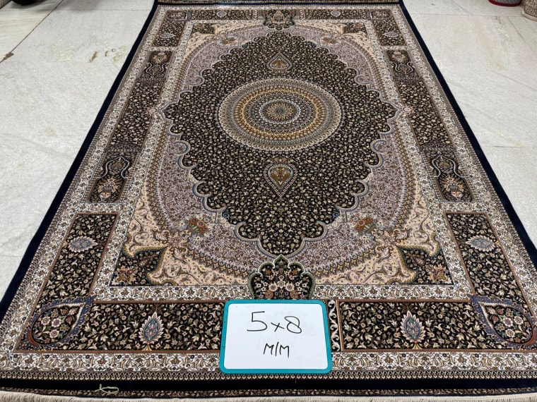 Hand-Tufted Carpet 156, hand-tufted silk carpet