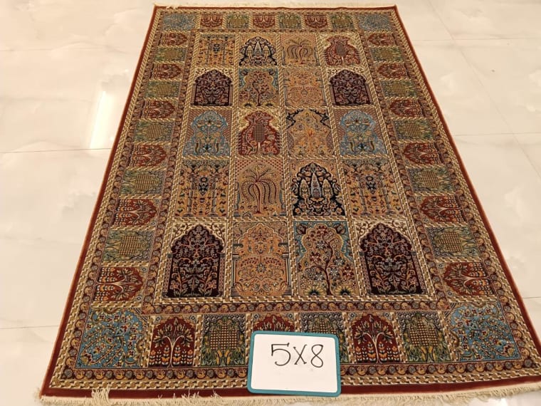 Hand-Tufted Carpet 158, hand-tufted silk carpet