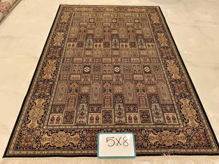 Hand-Tufted Carpet 167, hand-tufted silk carpet