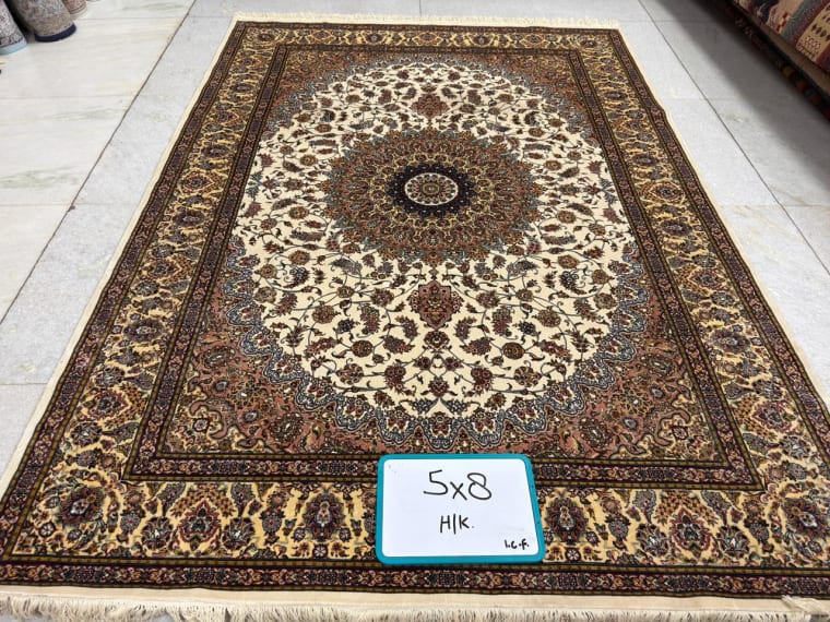 Hand-Tufted Carpet 172, hand-tufted silk carpet