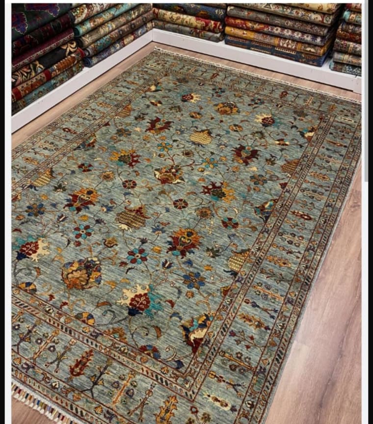 Sage Chinar Garden Carpet