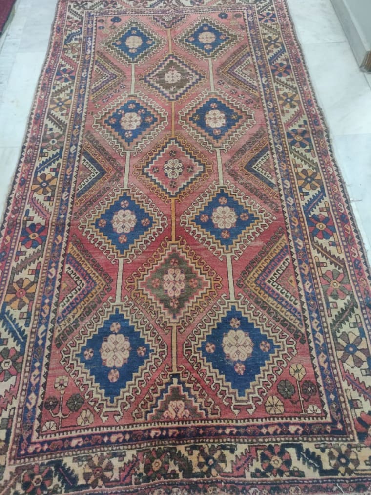 Tribal Diamond Runner Carpet