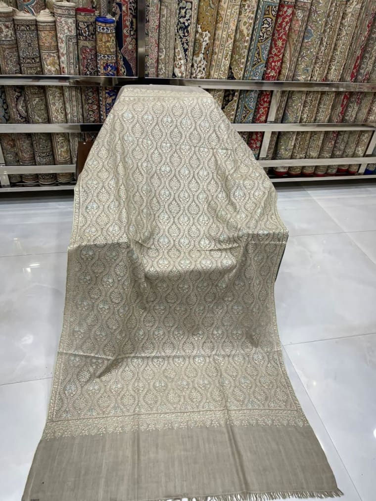Ivory Needlework Pashmina, Pashmina shawl