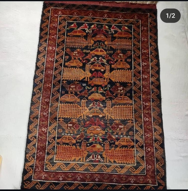 Mountain Village Pictorial Carpet