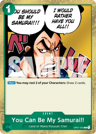 You Can Be My Samurai!! (Pirate Foil)
