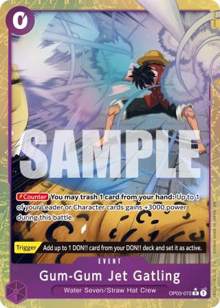 Gum-Gum Jet Gatling (Alternate Art)
