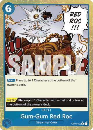 Gum-Gum Red Roc (Textured Foil)