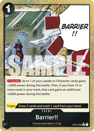 Barrier!! (Textured Foil)