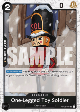 One-Legged Toy Soldier (Jolly Roger Foil)
