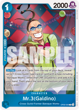 Mr.3(Galdino) - OP09-056 (Reprint)