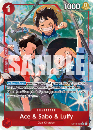 Ace & Sabo & Luffy (Alternate Art)