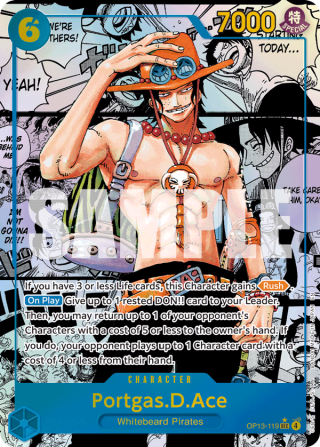 Portgas.D.Ace (119) (Super Alternate Art)