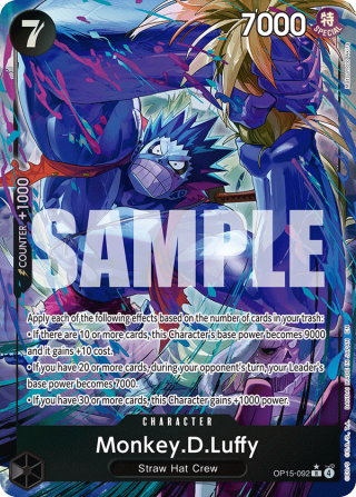 Monkey.D.Luffy (OP15-092) (Alternate Art)