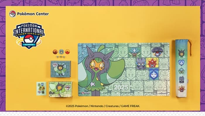 Découvrez des produits exclusifs du Pokémon Center des Championnats Internationaux Pokémon d'Europe 2025
