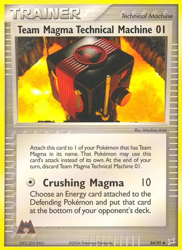 Team Magma's Technical Machine 01