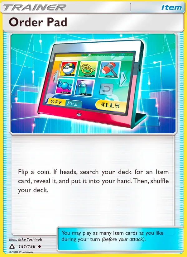 Order Pad
