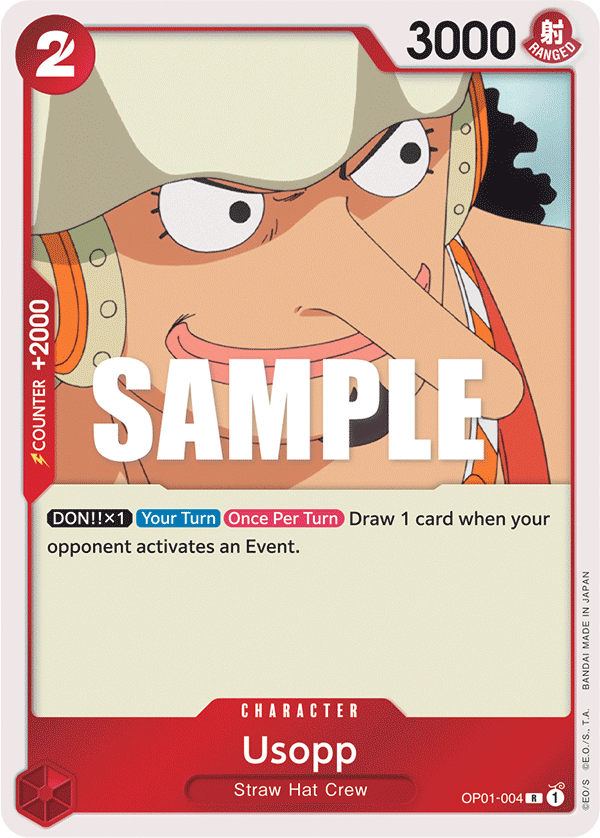 Usopp - OP01-004 (Treasure Cup)