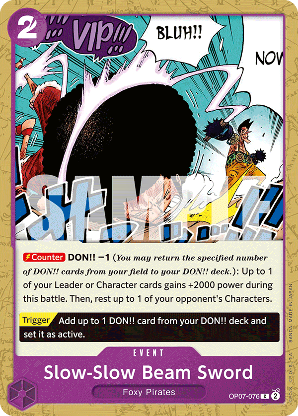 Slow-Slow Beam Sword (Reprint)