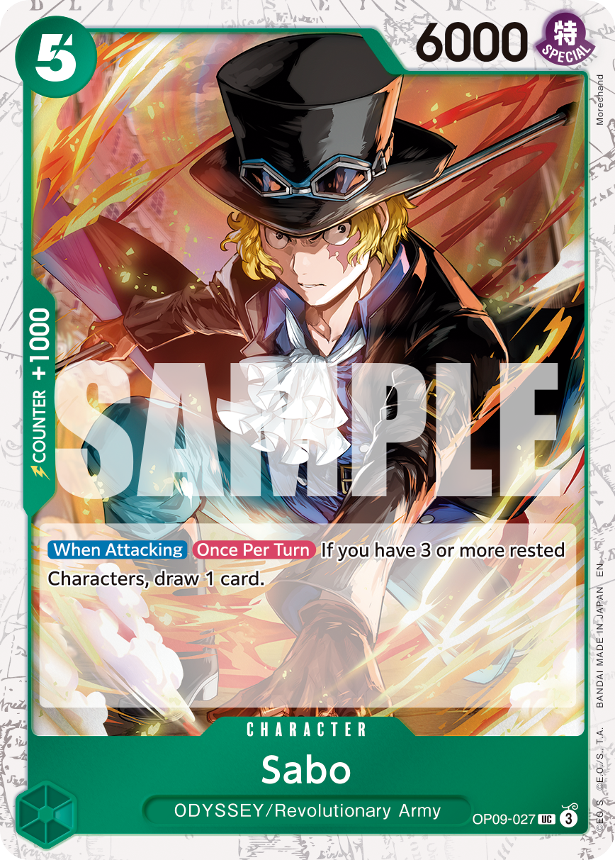 Sabo - OP09-027 (Pirate Foil)