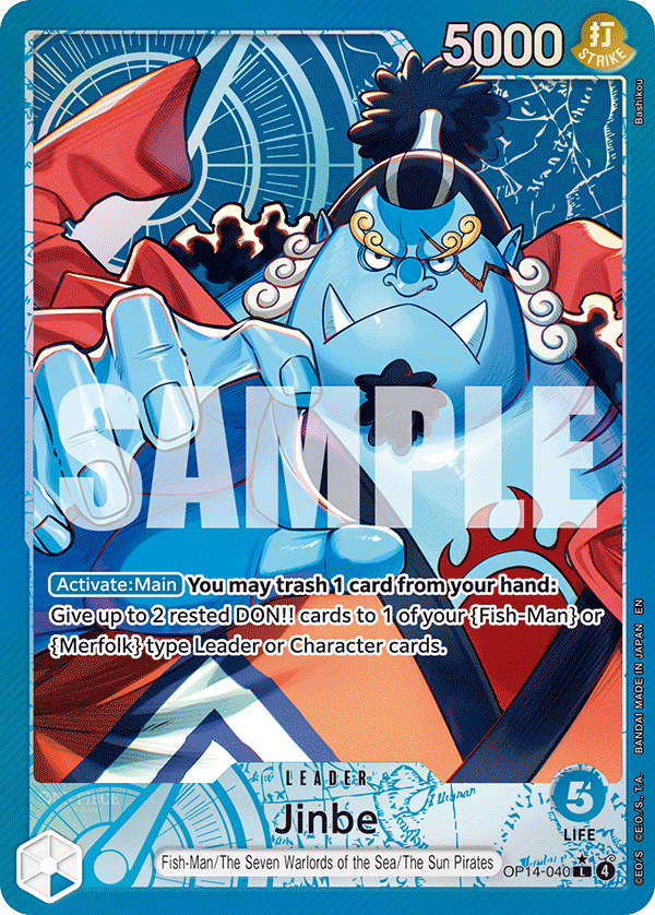 Jinbe - OP14-040 (Alternate Art)