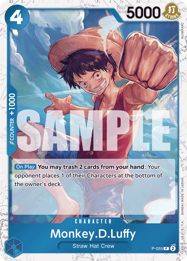 Monkey.D.Luffy (P-055) (Jolly Roger Foil)