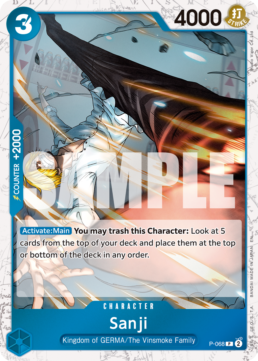 Sanji - P-068 (Pirate Foil)