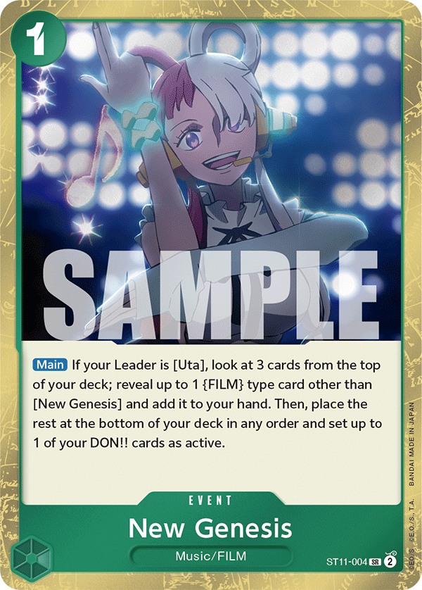 New Genesis (Starter Deck 11: Uta Deck Battle)