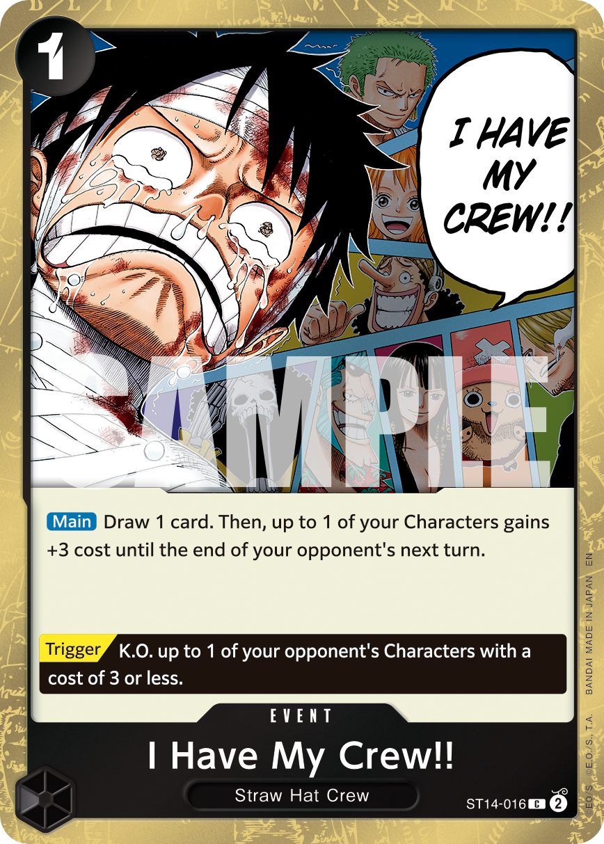 I Have My Crew!! (Pirate Foil)
