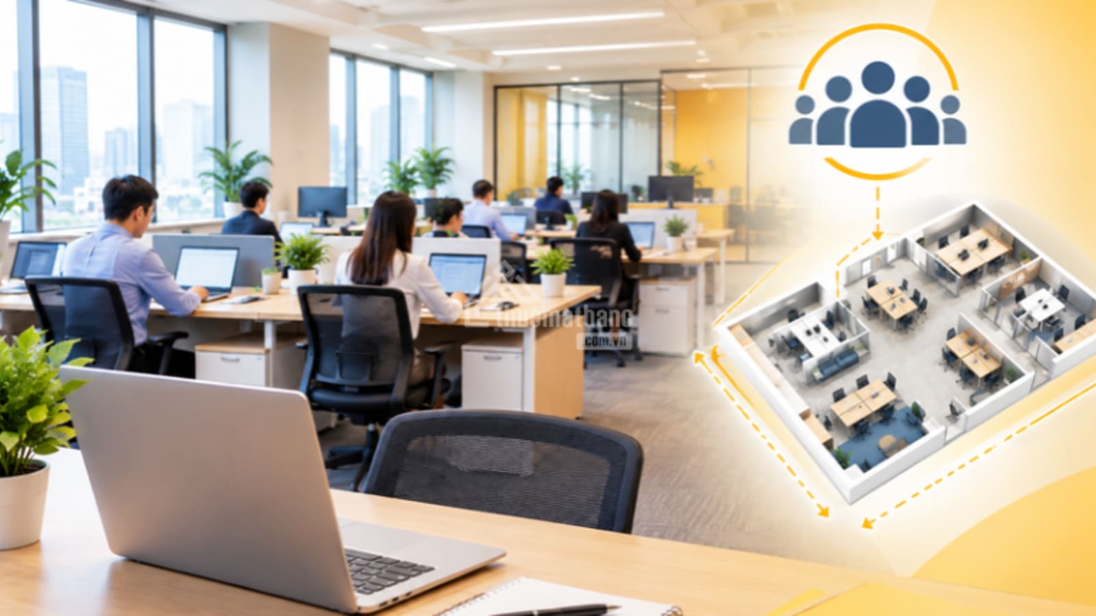 Cách xác định diện tích văn phòng phù hợp với số lượng nhân sự Cách xác định diện tích văn phòng phù hợp với số lượng nhân sự