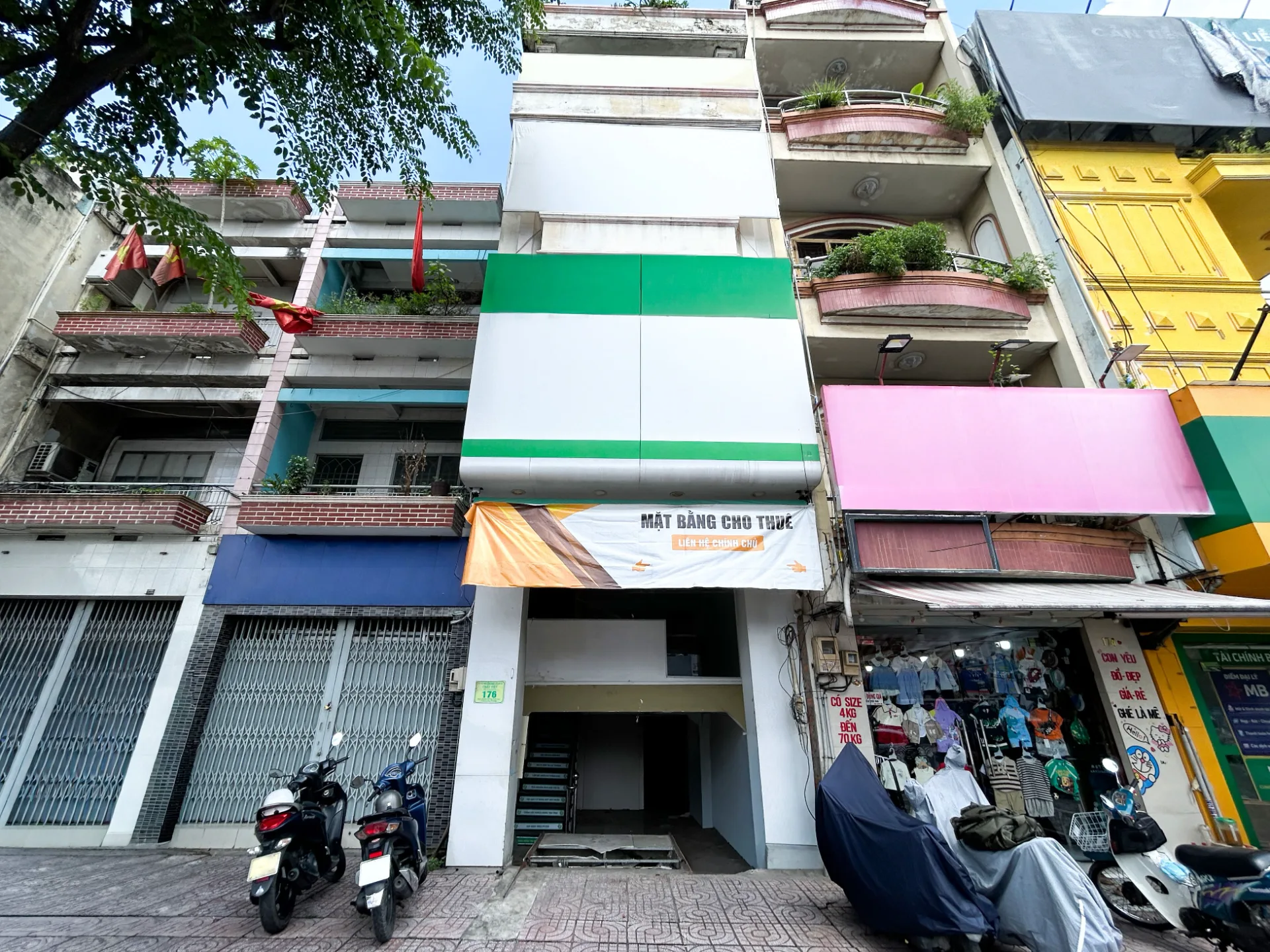 Cho thuê nhà mặt tiền đường 176 Kinh Dương Vương
