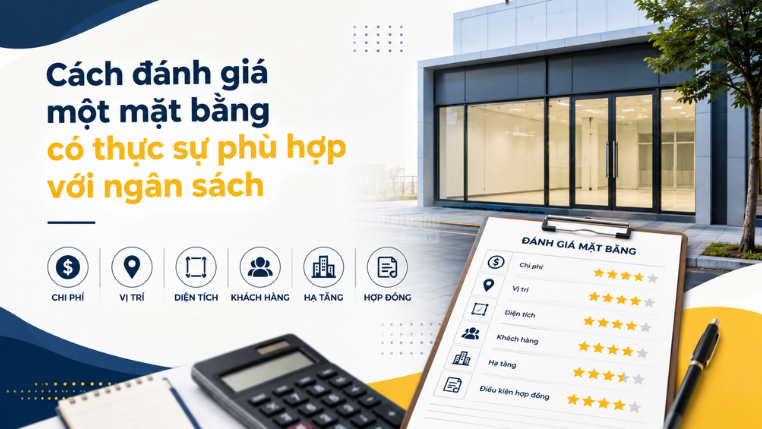 Cách đánh giá một mặt bằng có thực sự phù hợp với ngân sách