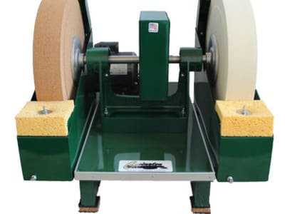 Covington 2-Station Grinder/Polisher (Front View)