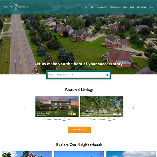 Thrive Realty Co — Ylopo IDX Website