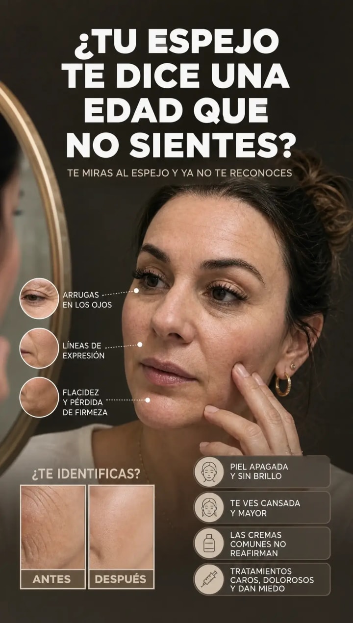 ¿Tu espejo te dice una edad que no sientes?